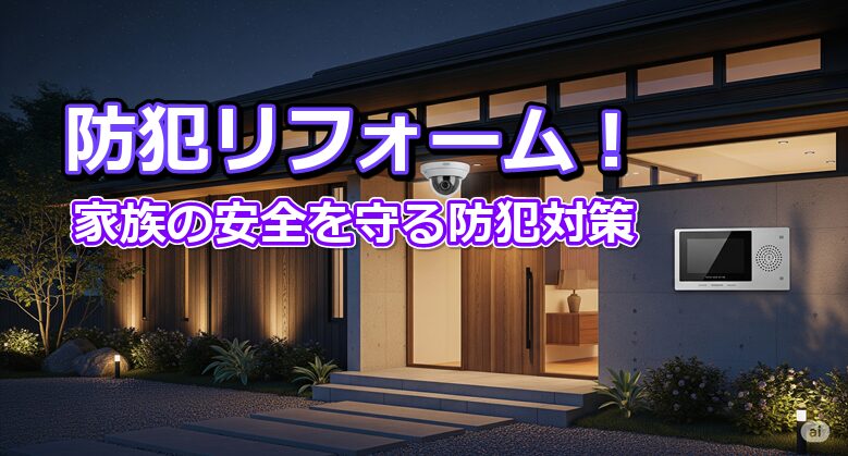 防犯対策！家族の安全を守る防犯対策 - 住建クラフトホームス