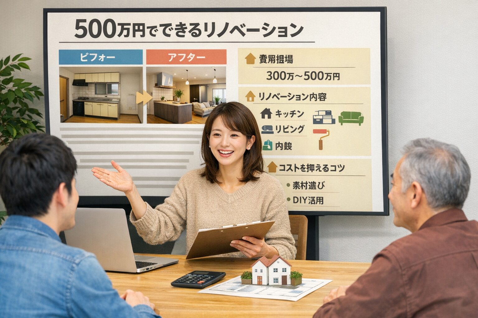 フルリノが５００万円リノベーションで快適生活を可能にする