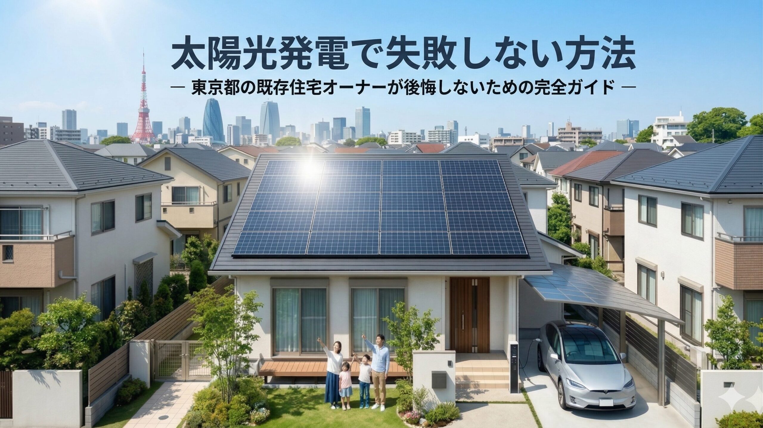 太陽光発電で失敗しない方法— 東京都の既存住宅オーナーが後悔しないための完全ガイド —