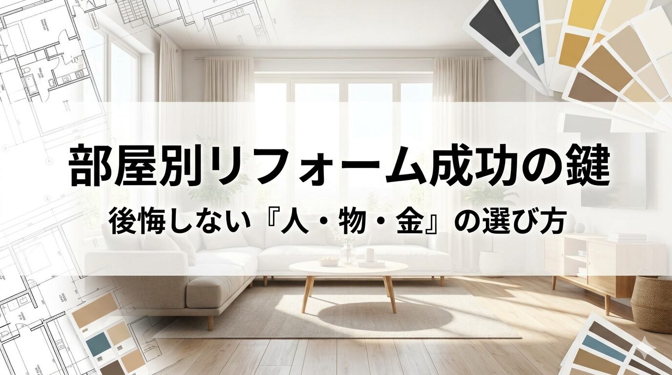 後悔しない部屋別リフォーム術｜一括見積で失敗回避