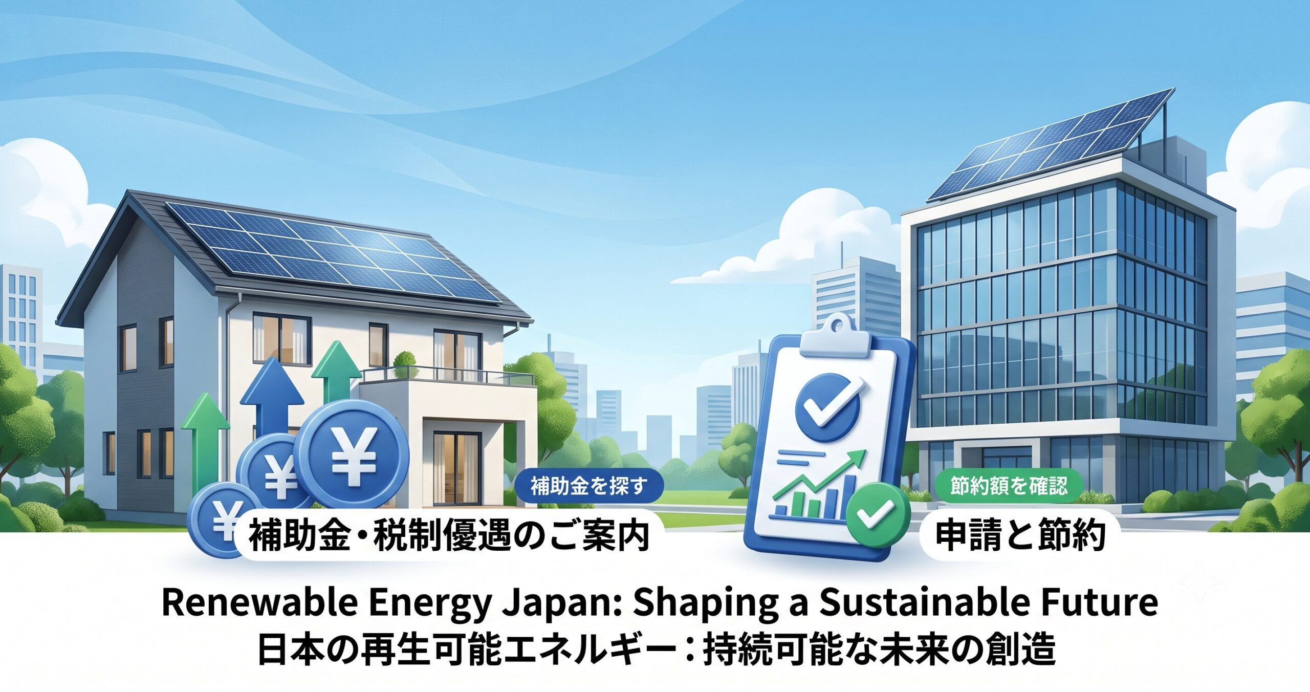補助金だけじゃない税制優遇も解説！国の太陽光発電の賢い導入法【2026年最新】